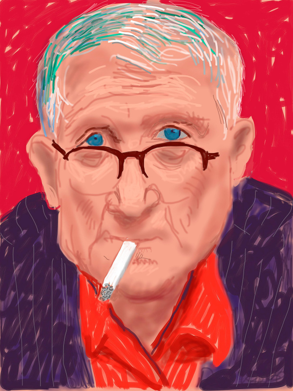 大卫霍克尼2012Self Portrait2(iPad drawing)
